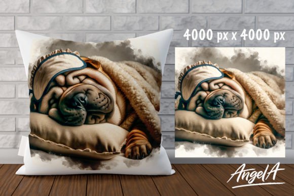 Download Sleeping Dog Shar Pei, Cute Animal - Premium Resources